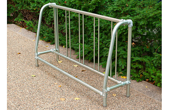 Traditional Single-Sided Bike Rack - Commercial Playground Equipment - Site Furnishings
