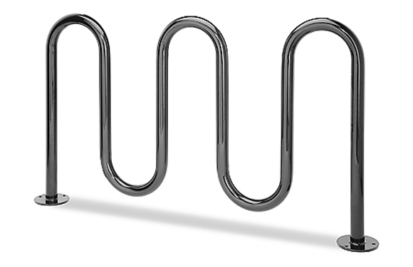 Contemporary Loop Bike Rack - Commercial Playground Equipment - Site Furnishings