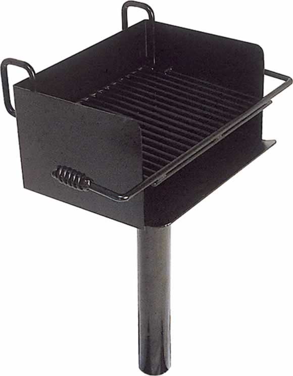 Rotating Cantilever Park Grill