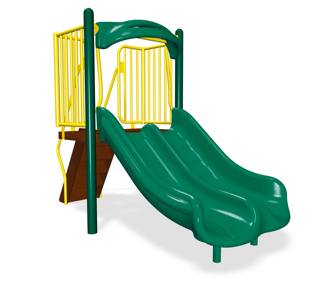 3' Double Velocity Slide | Freestanding Slides | All People Can Play