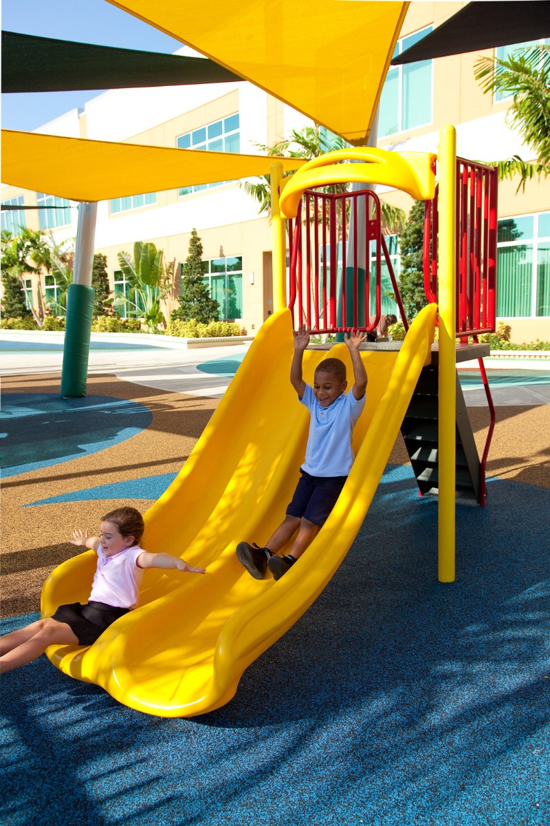 4' Double Velocity Slide | Freestanding Slides | All People Can Play