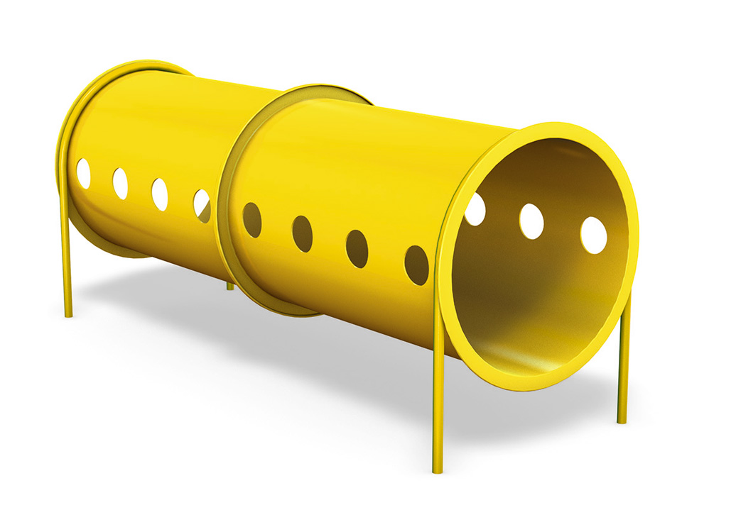 Double Crawl Tunnel - independent play structure - commercial playground equipment