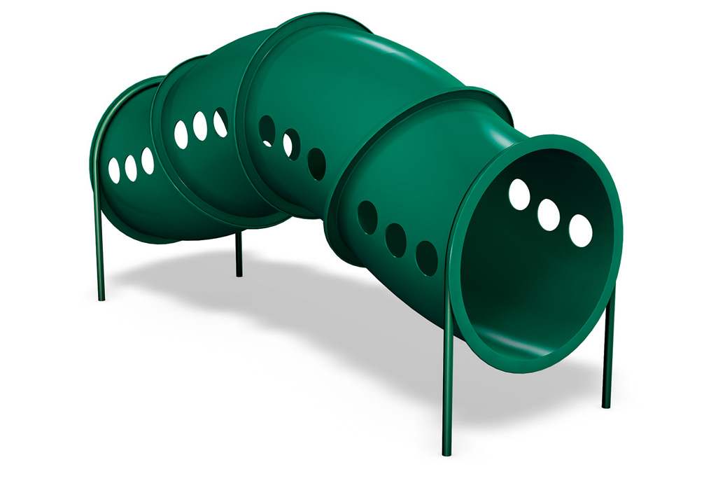 Single Worm Crawl Tunnel - commercial playground equipment