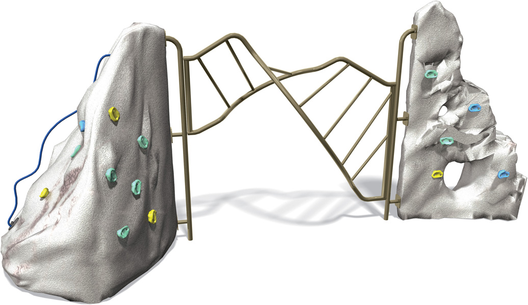 Rock Duo Climber | Commercial Playground Equipment | All People Can Play