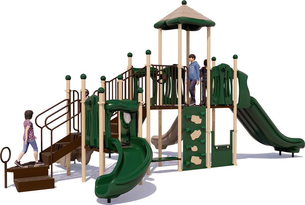 Big Tex Play Structure | Natural | Front