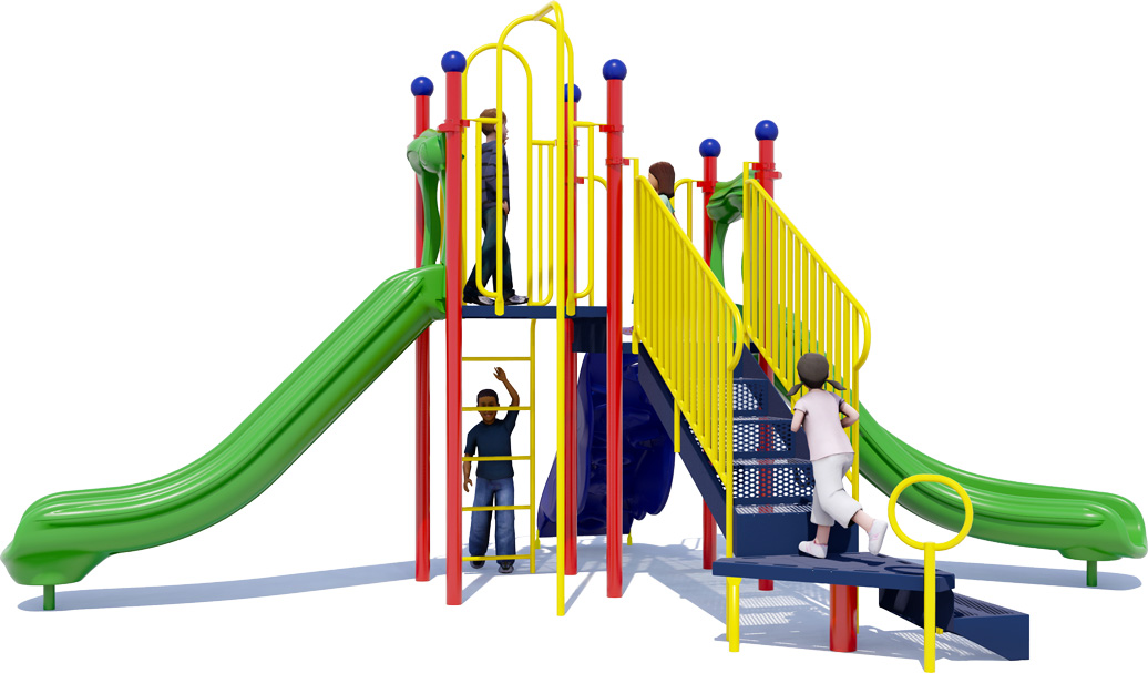Ready to Run Playground - Playful Color Scheme - Rear View