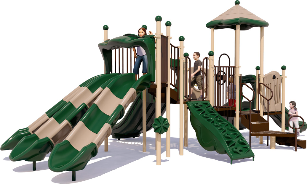 Super Zoom Playground | Front View | Natural Colors