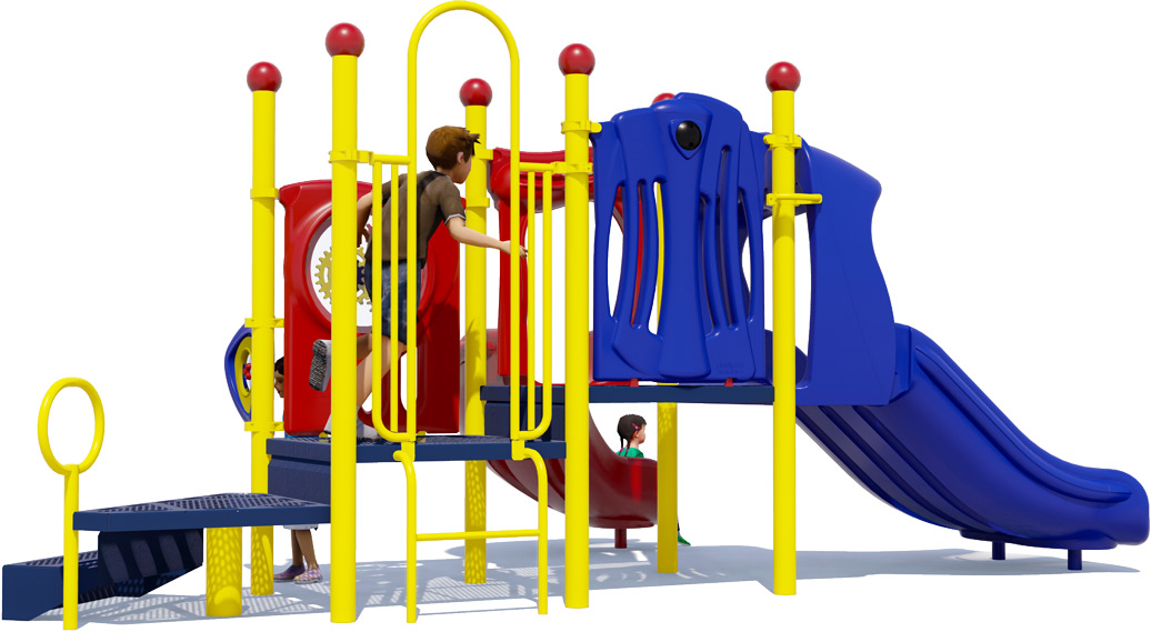 Doodle Bug - Primary Colors - Rear View - All People Can Play