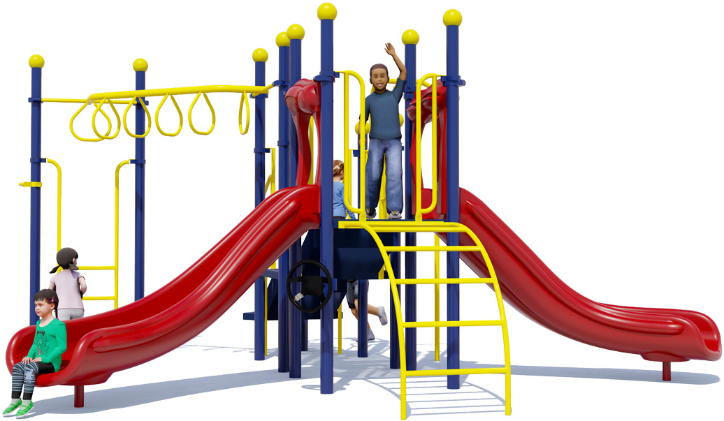 Freedom Playground - Primary Color Scheme - Front View