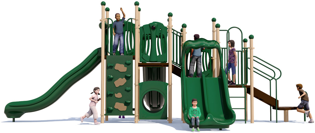 BigTime Commercial Playground Equipment - Front - Natural | All People Can Play