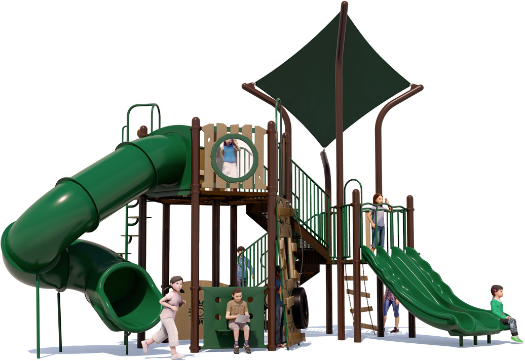 The Range - Treehouse Play Structure - Front | All People Can Play