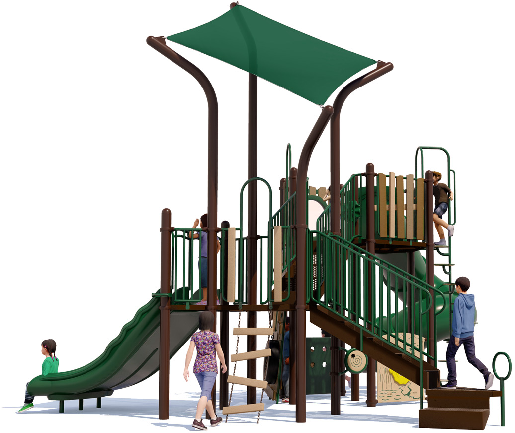 The Range - Treehouse Play Structure - Front | All People Can Play