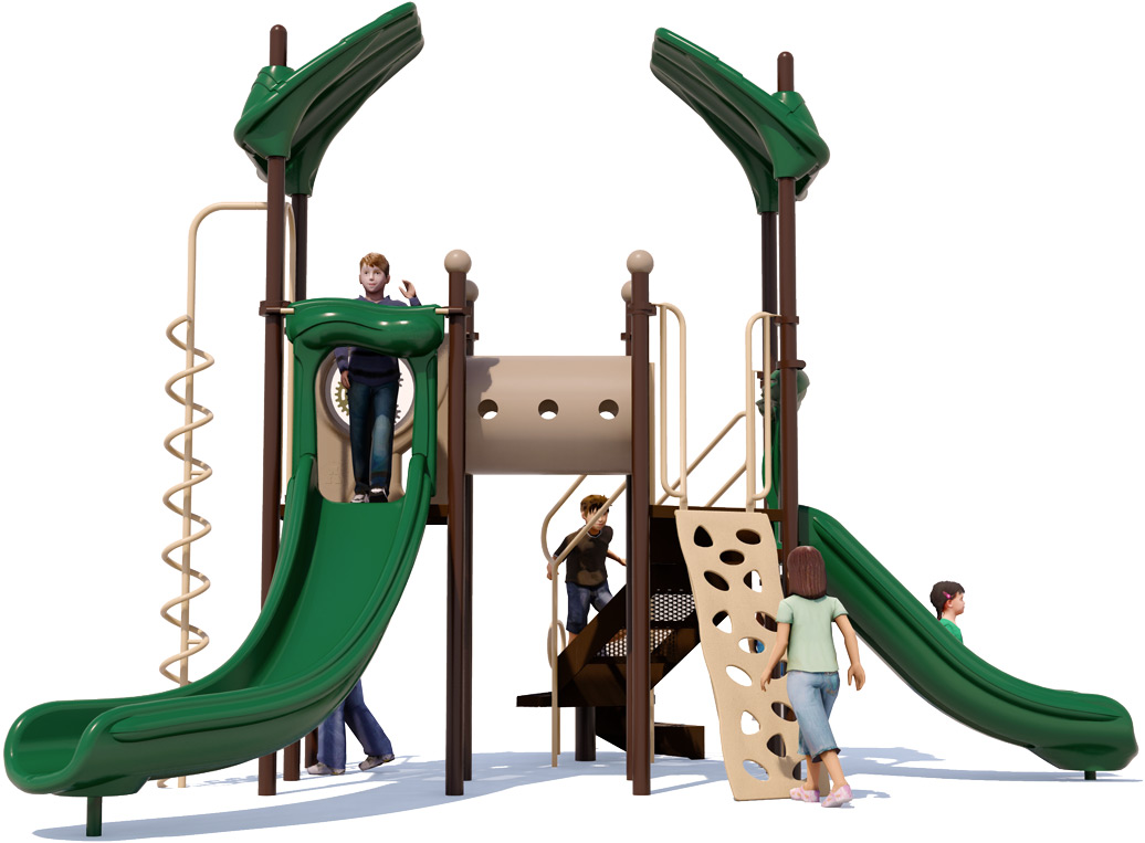Independence Playground - Front View - Natural Color Scheme | All People Can Play