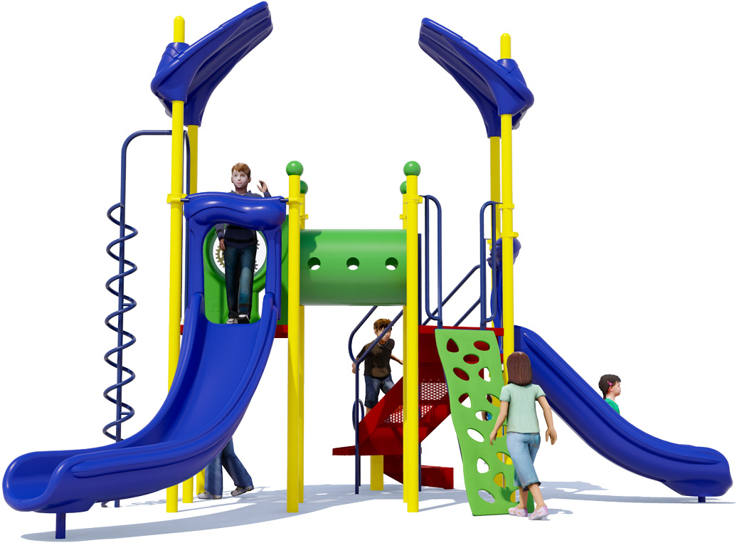 Independence Playground - Front View - Playful Color Scheme | All People Can Play