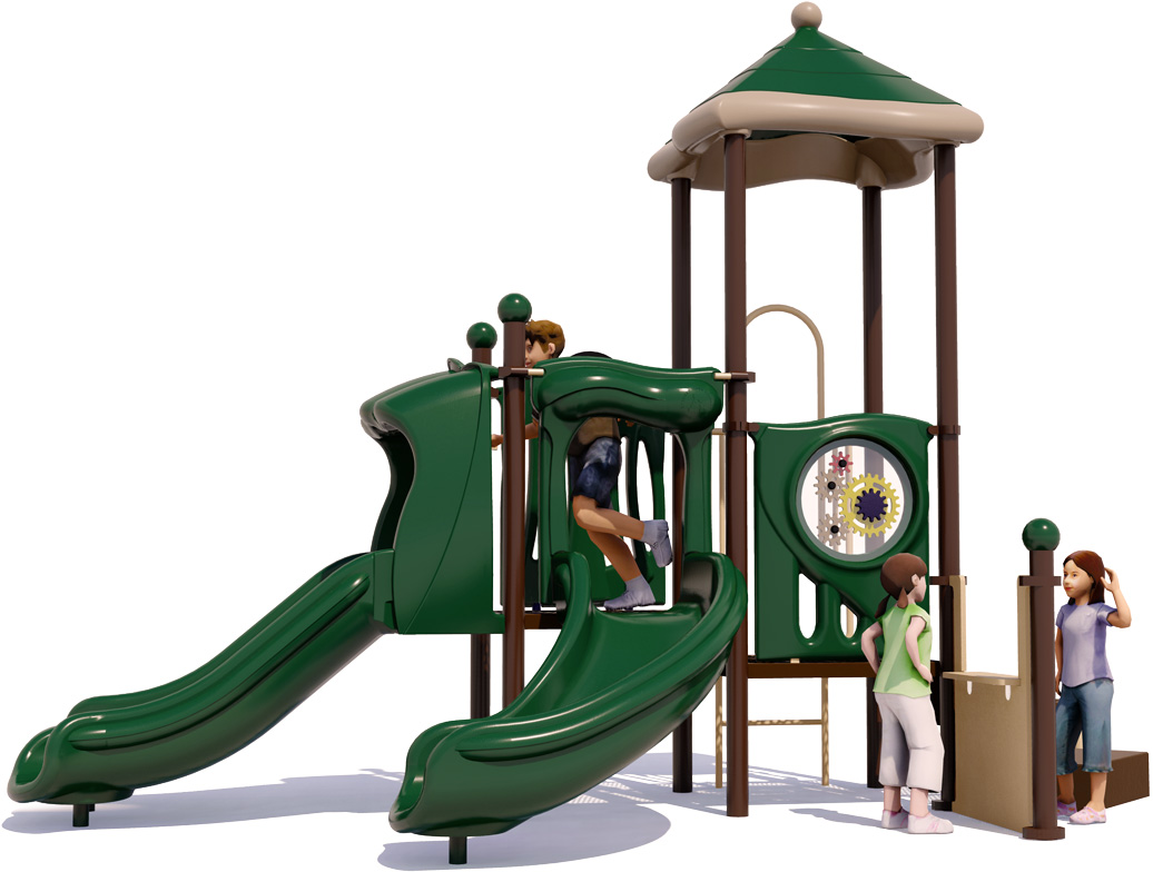 Emoji Play Structure | Natural Colors | Front View