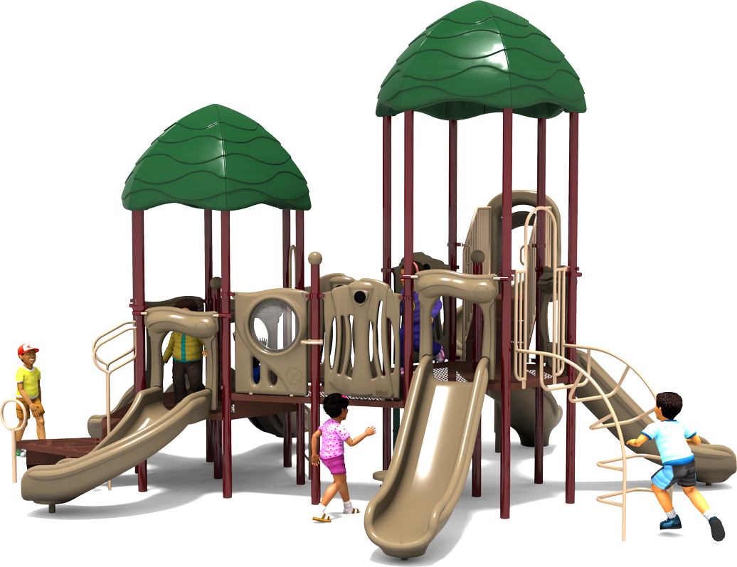 Home Base - Natural - Back | Commercial Play Structure | All People Can Play