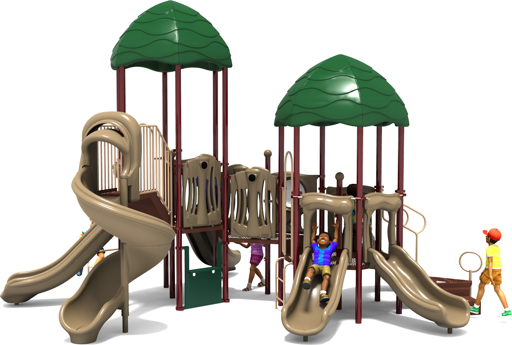 Home Base - Natural - Front | Commercial Play Structure | All People Can Play