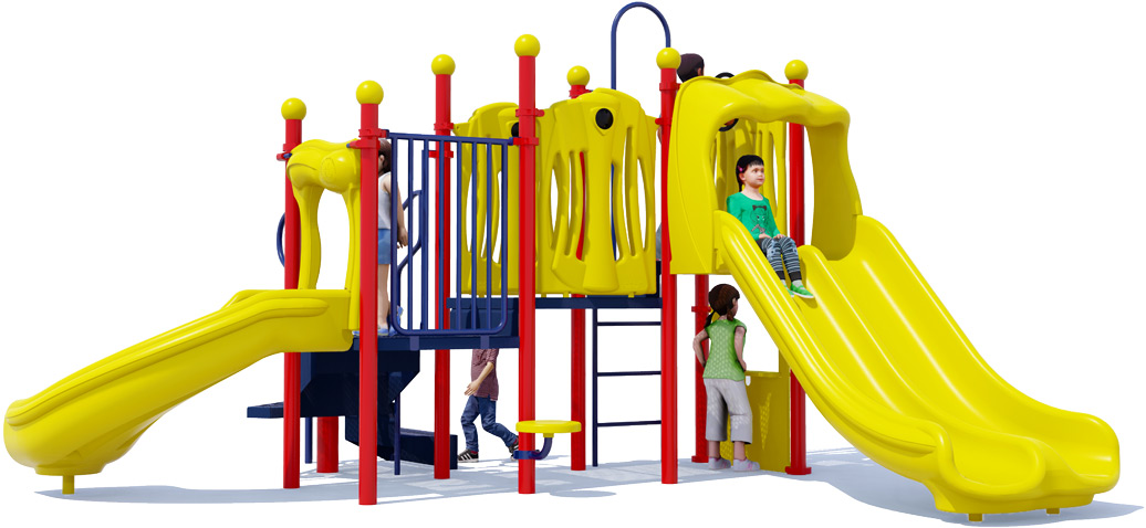 Twist and Twirl - Primary - Front | All People Can Play Commercial Playground Equipment