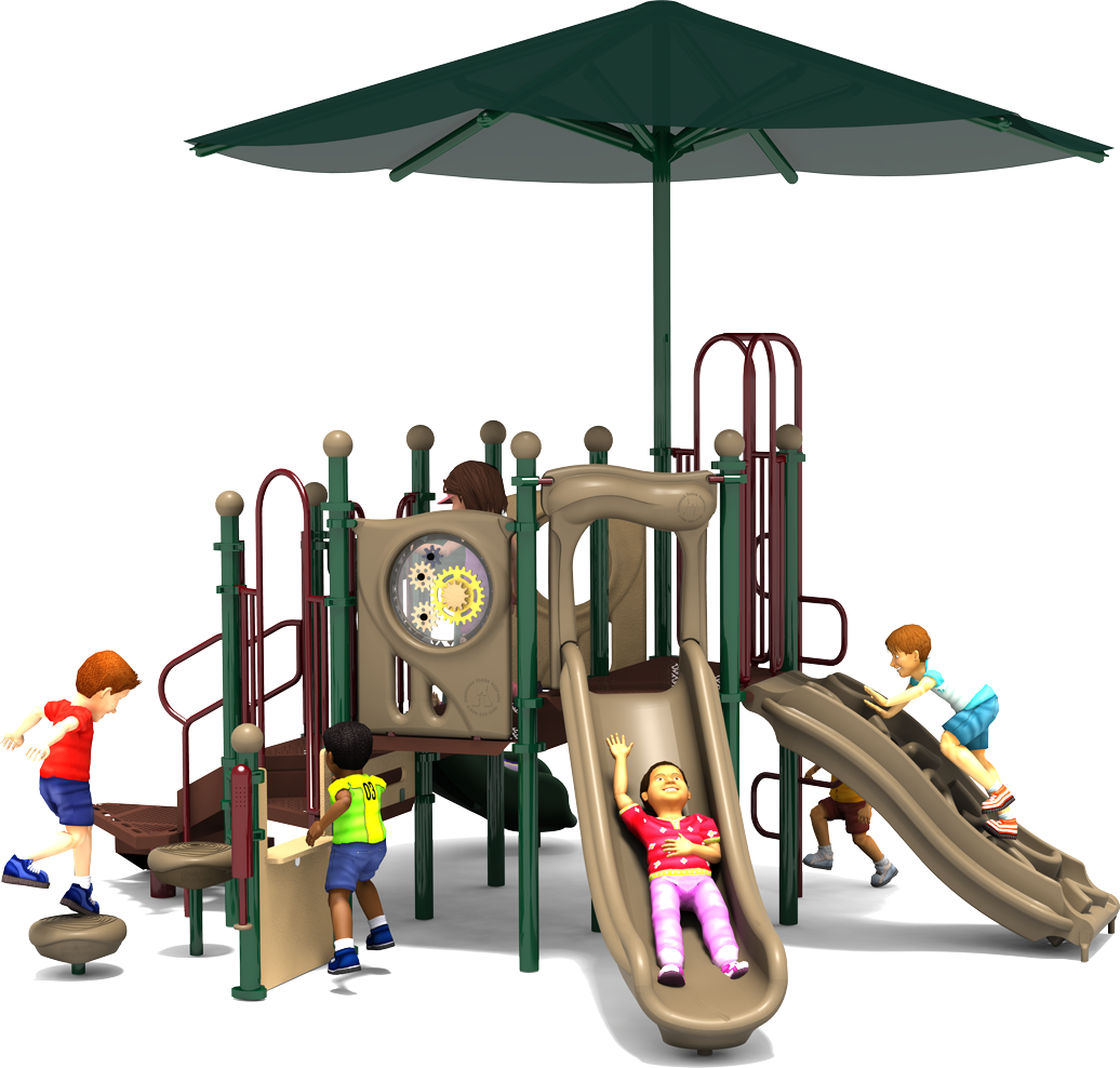 3 Blind Mice Commercial Playground Equipment | Front | Natural