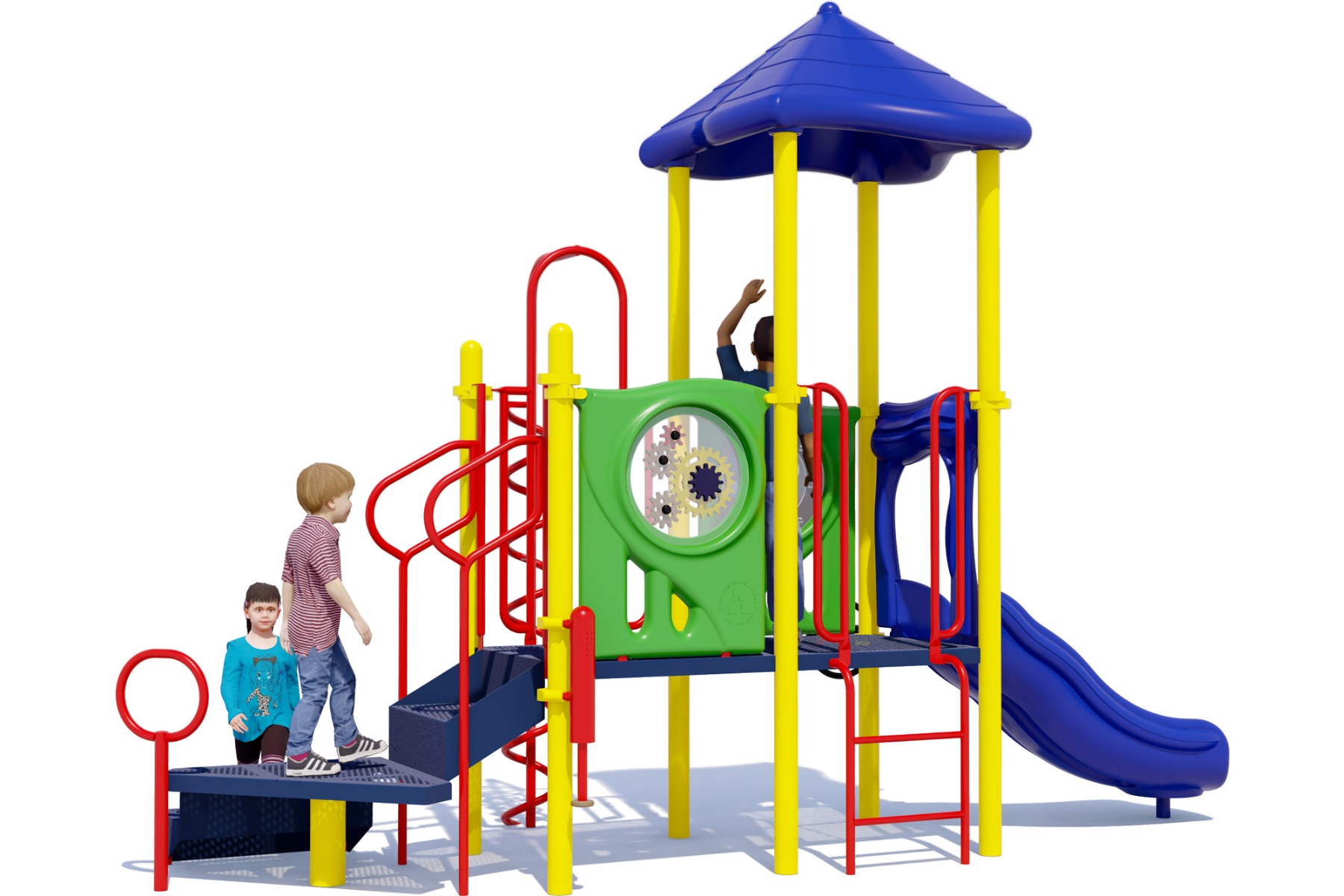 Dizzy Doodle Playground - Playful Colors - Rear | All People Can Play