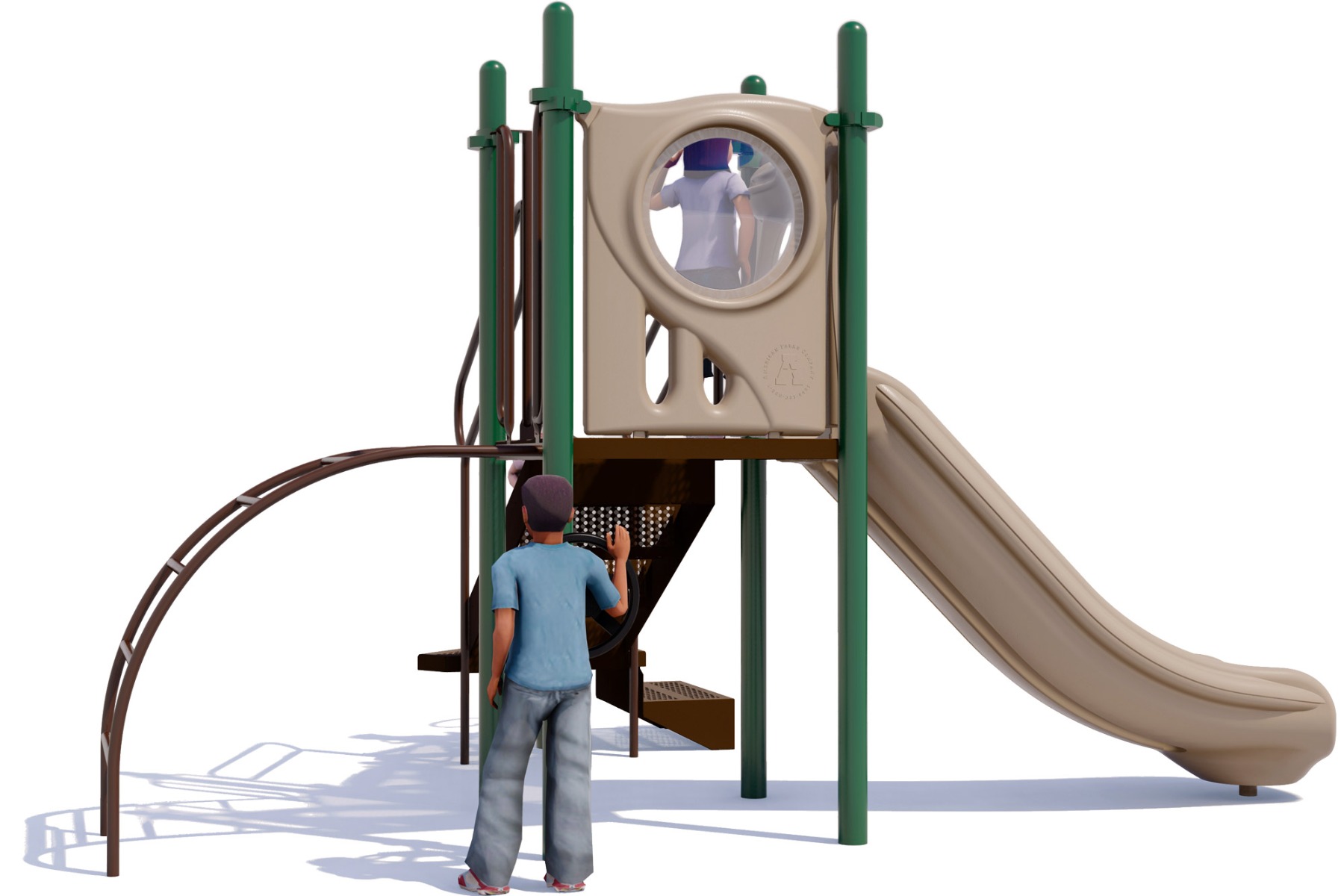 Tiny Treasure Playground | Natural Colors | Front