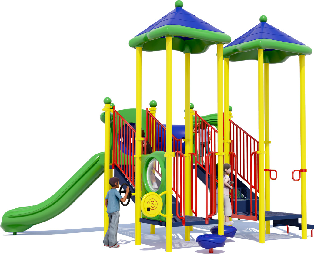 Inside Out Playground | Playful Color Scheme | Back View