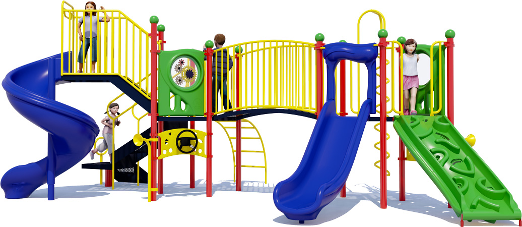 Winky's Walkway - Playful - Front | All People Can Play | School Playground Equipment