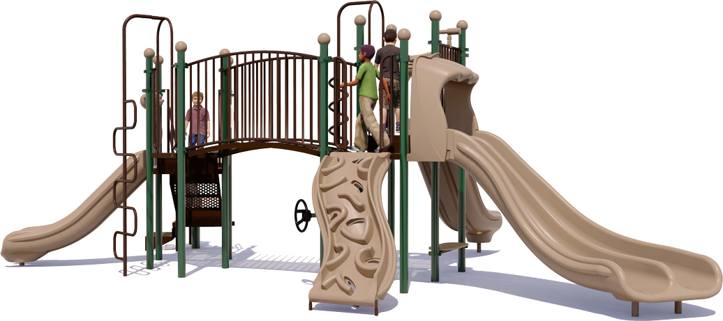 Coral Capers Playground - Front - Natural | All People Can Play