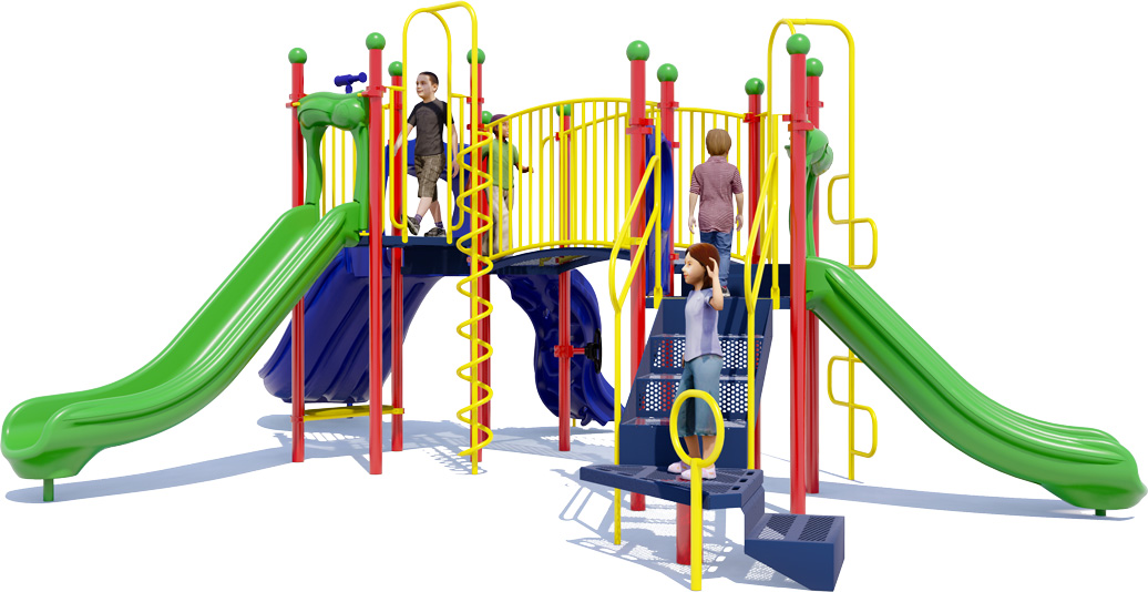 Coral Capers Playground - Rear - Playful | All People Can Play