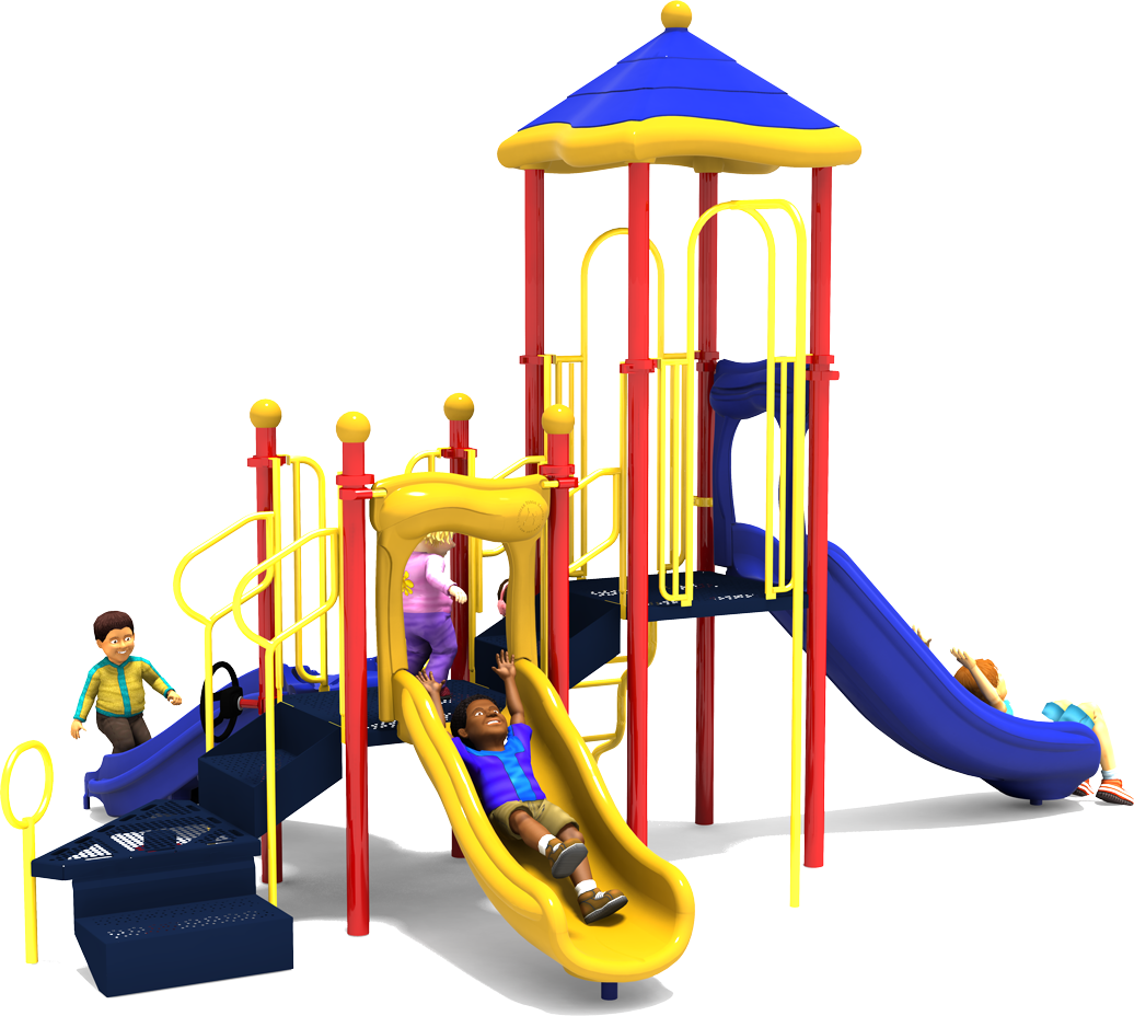 Jumping Jack - Primary - Rear | All People Can Play Commercial Playground Equipment