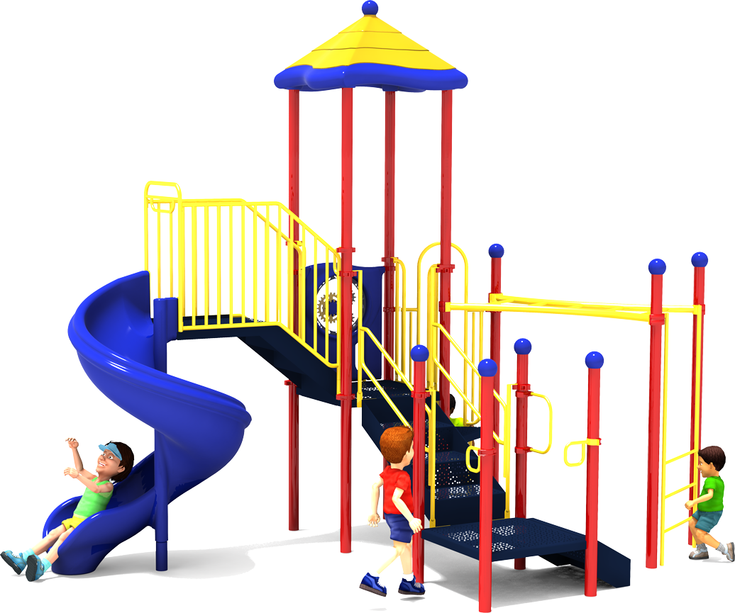 Carson's Coast Playground Equipment - Primary - Front | All People Can Play