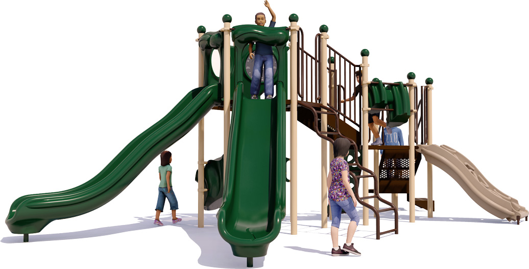 Hollywood Hill Playground - Natural Colors - Front | All People Can Play