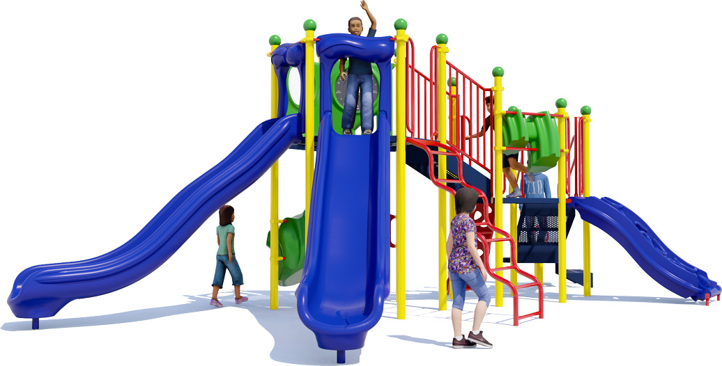 Hollywood Hill Playground - Playful Colors - Front | All People Can Play