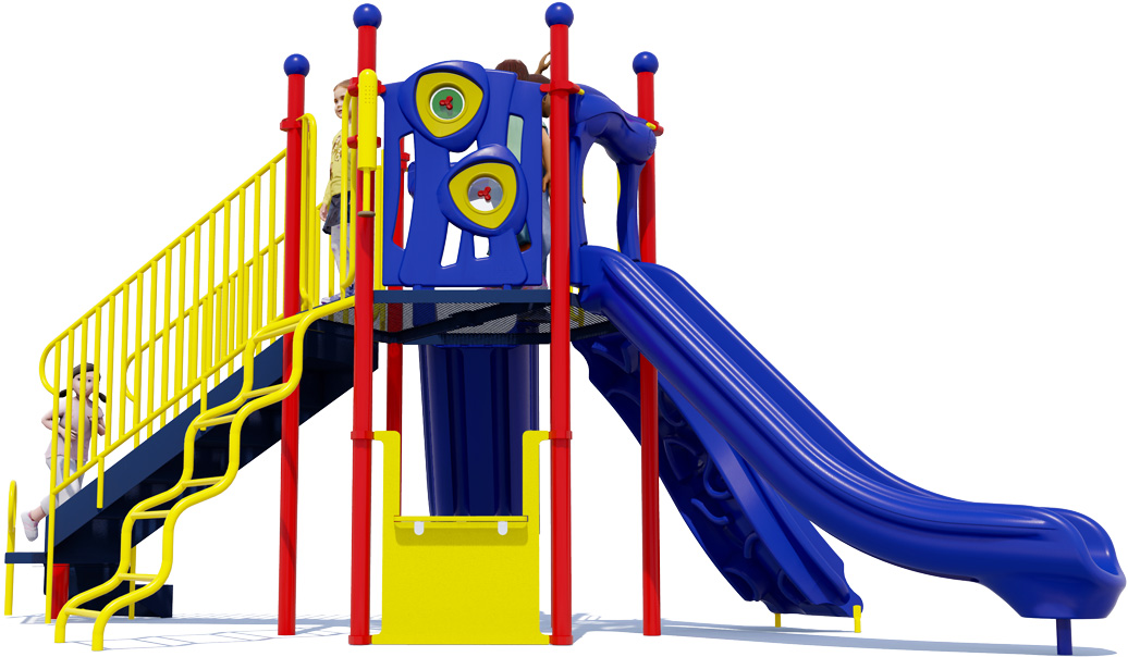 Powerball Blast Commercial Play Structure | Primary | Rear 