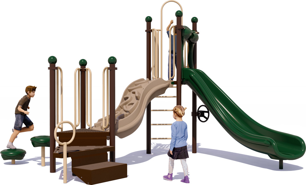 Jiffy Jam Play Structure | Natural Colors | Front