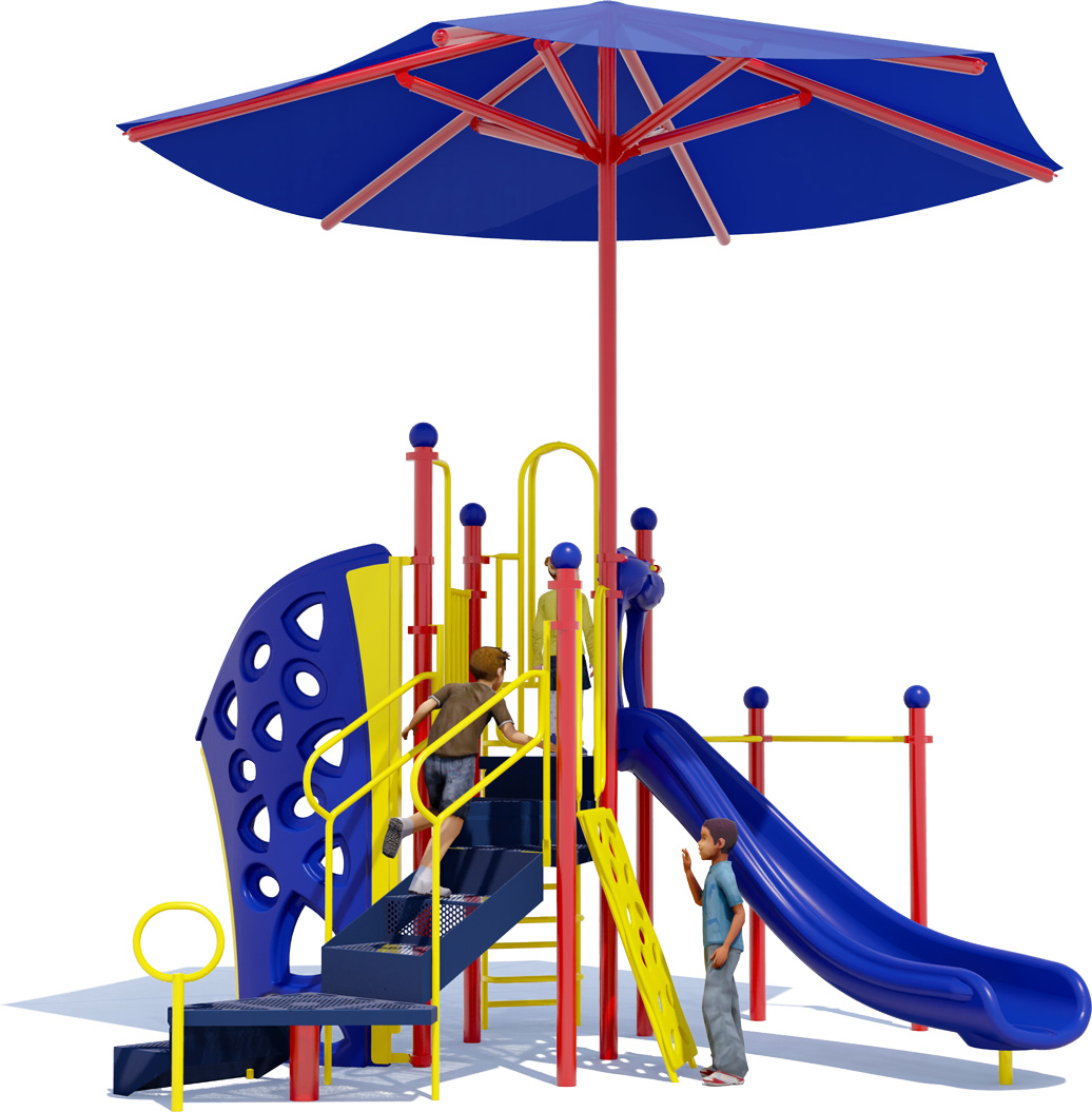 Kool & the Gang Bundled Playground | Primary Colors | Back View