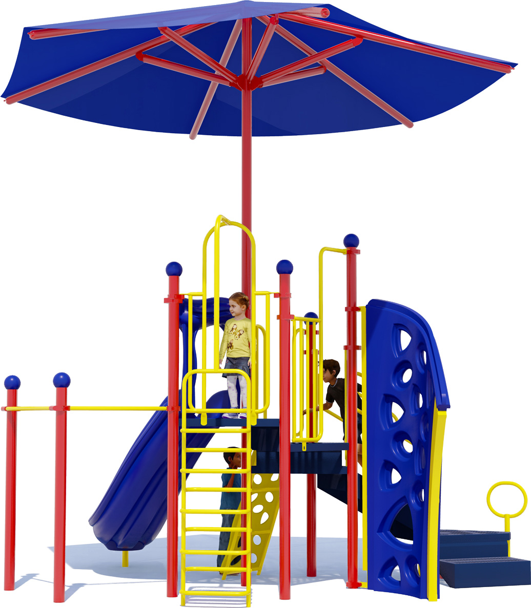 Kool & the Gang Bundled Playground | Primary Colors | Front View