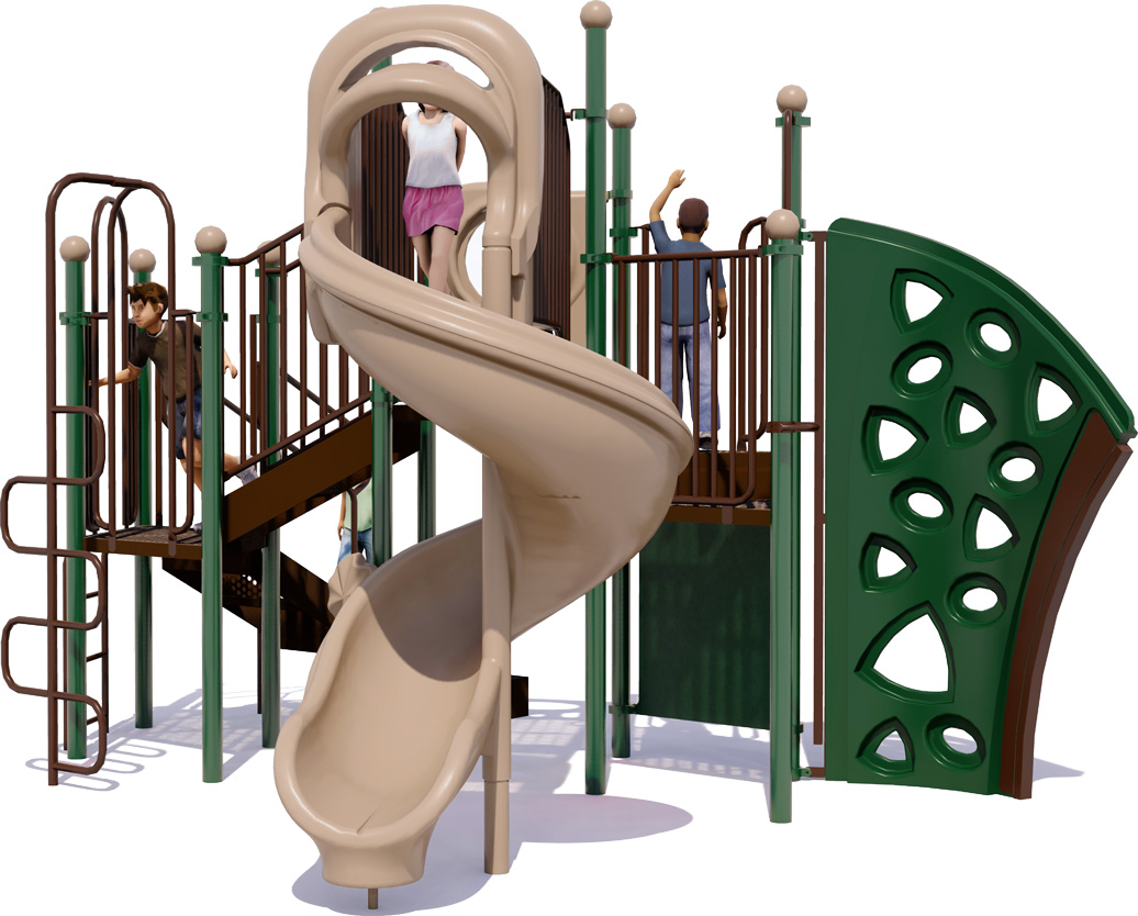 Celestial Castle Play Structure | Natural Colors | Front View