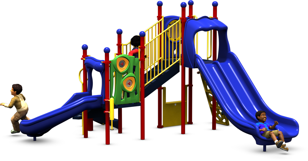 Calypso Playground - Front View - Playful Colors | All People Can Play