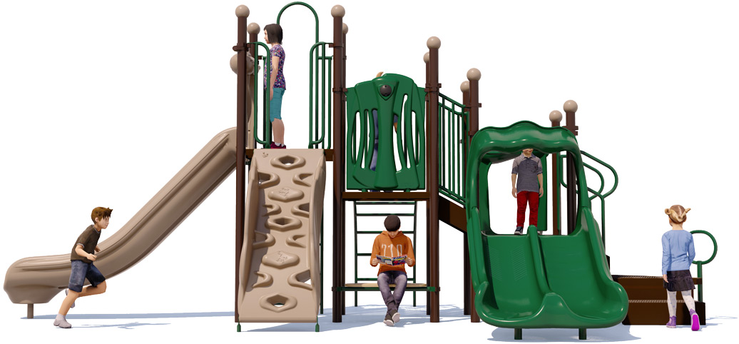 Play Yard | Natural Colors | Front View | All People Can Play