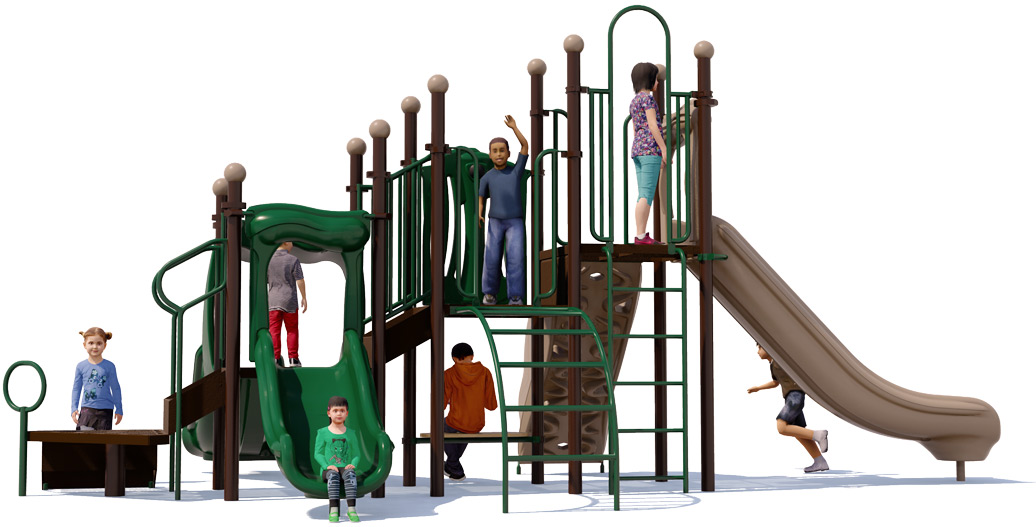 Play Yard | Natural Colors | Rear View | All People Can Play