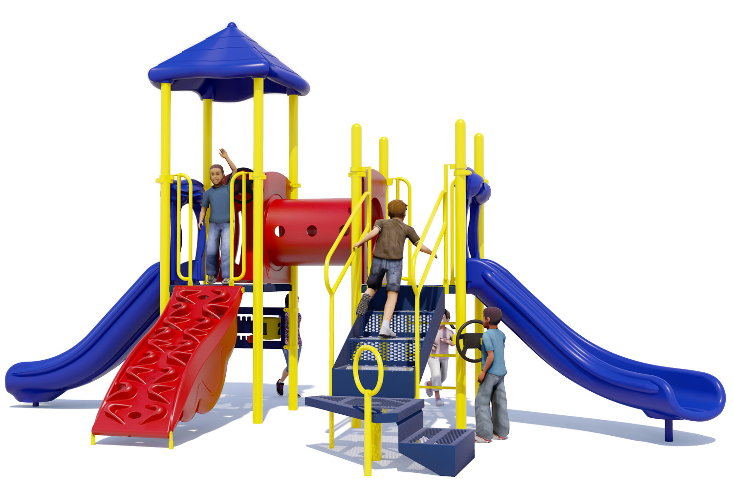 Alpine Play Structure | Primary | Rear