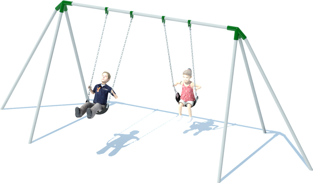 Tripod Swing Set | Playground Equipment | All People Can Play