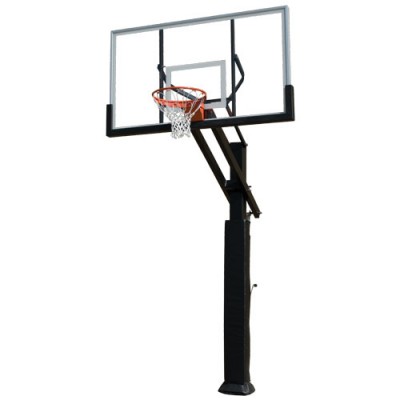 Adjustable Basketball Goal With Breakaway Rim