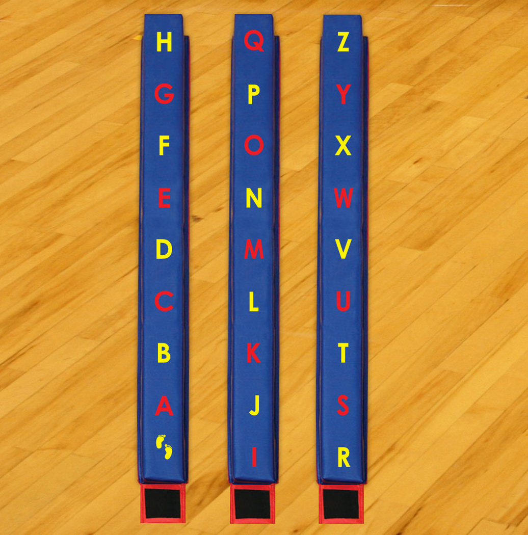 WeeKidz Balance Beams - Alphabet Set of 3