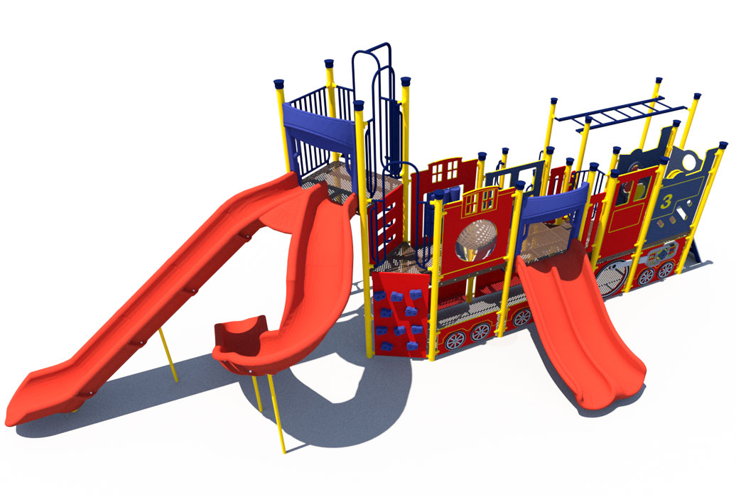 Overview - Steam Train Themed Playground | Ages 5 to 12 | APCPLAY