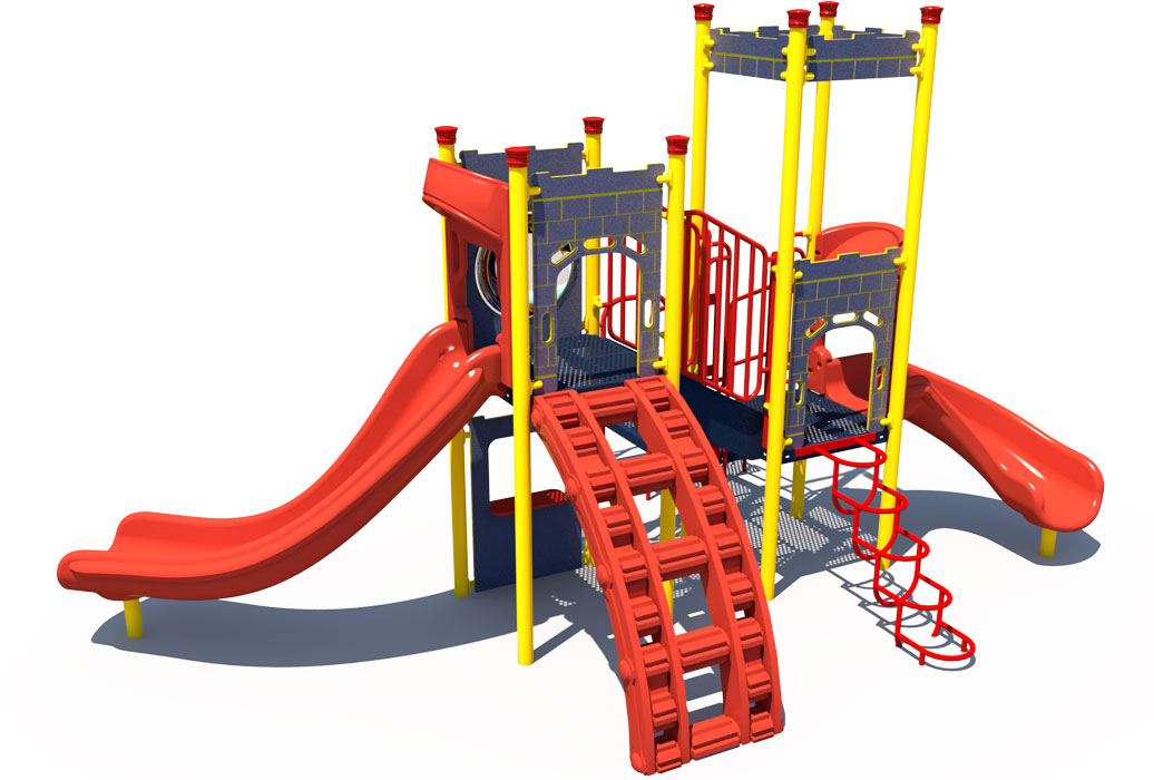 FRONT - Castle Themed Playground | Ages 2 to 12 | All People Can Play
