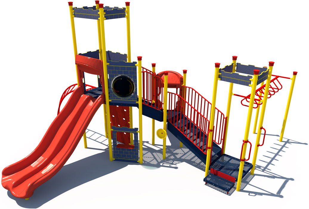 FRONT - Castle Themed Playground | Ages 5 to 12 | All People Can Play