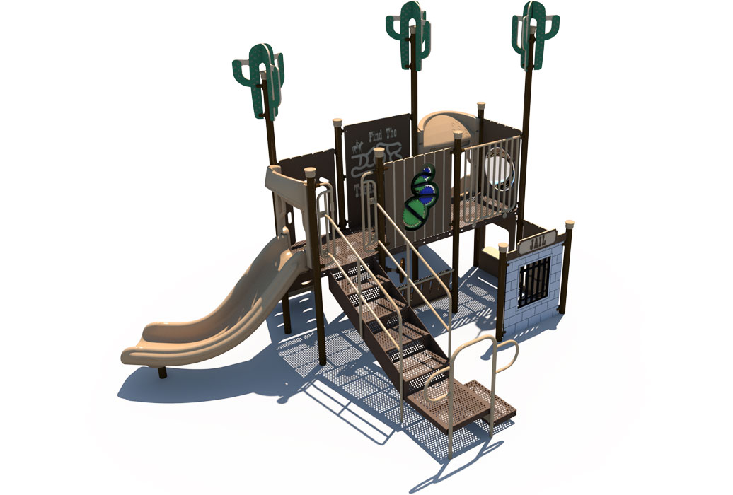 OVERVIEW - Western Themed Playground | Ages 2 to 5 | All People Can Play