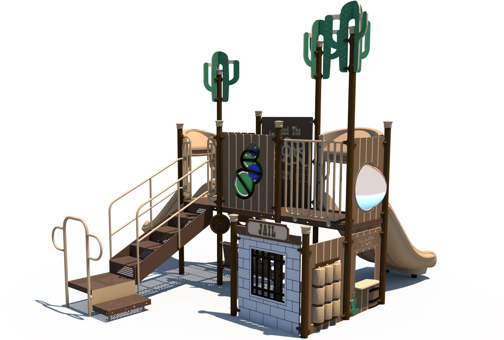 REAR - Western Themed Playground | Ages 2 to 5 | All People Can Play